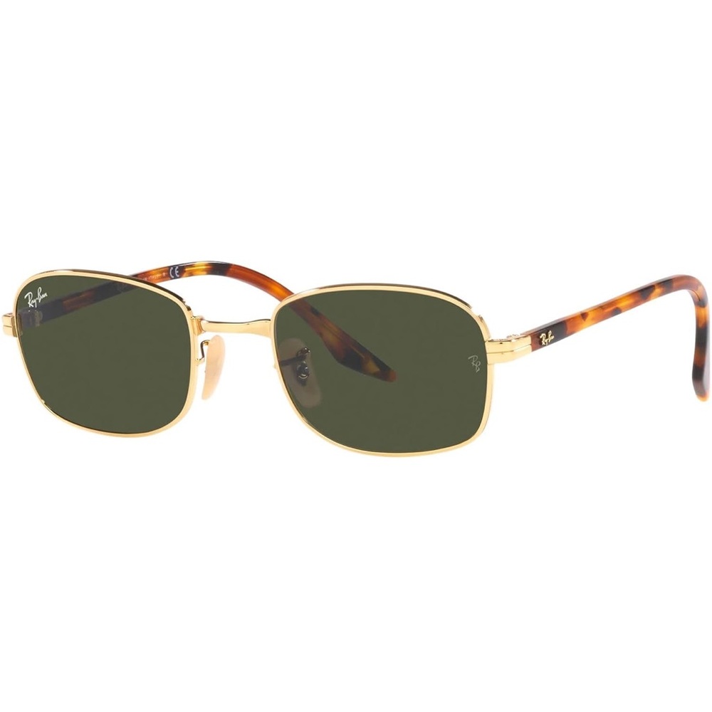 Ray-Ban Rb3690 Gold and Tortoise Sunglasses